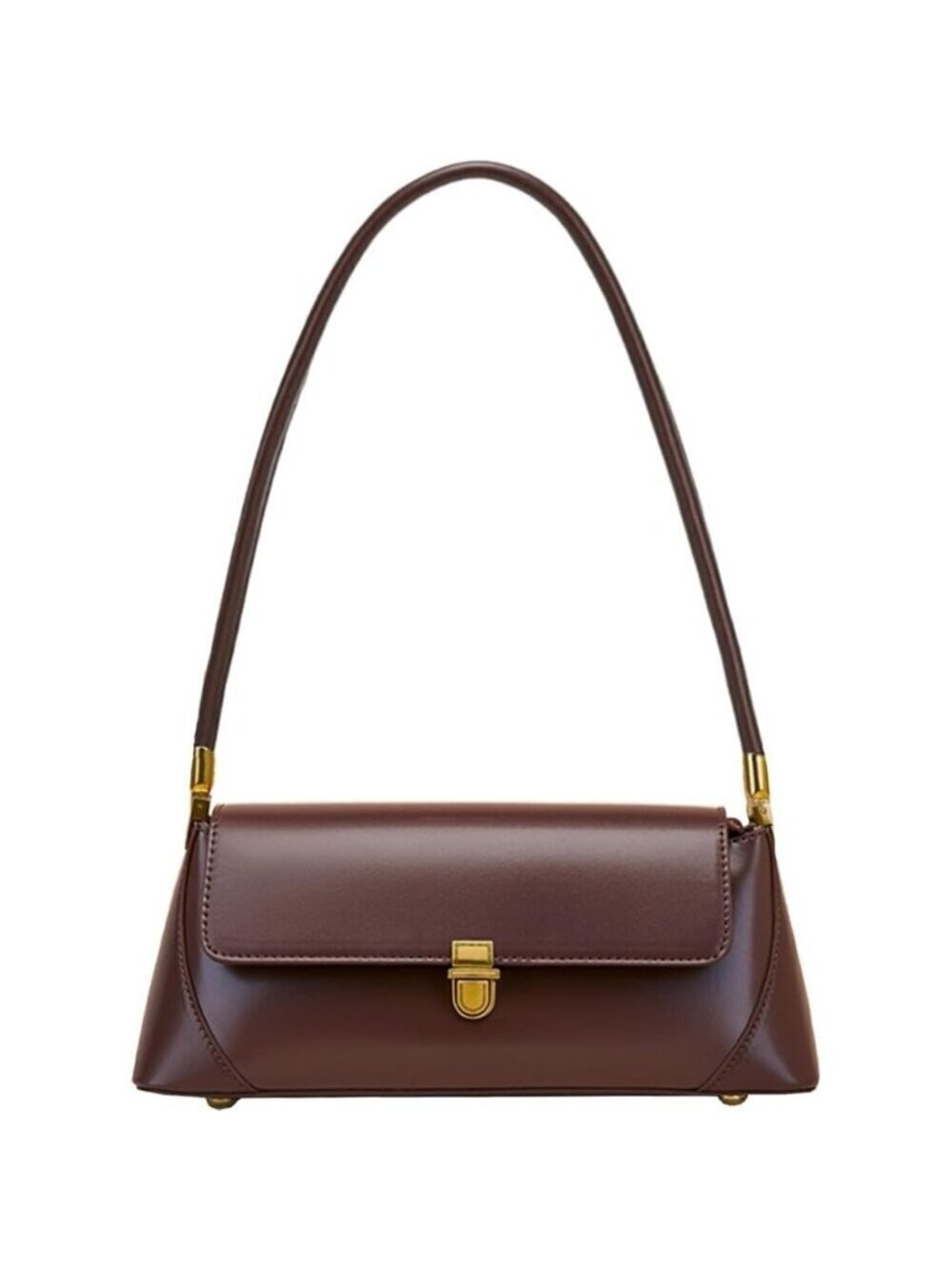Vintage Small Shoulder Bag for Women with Zipper Closure and Classic Design
